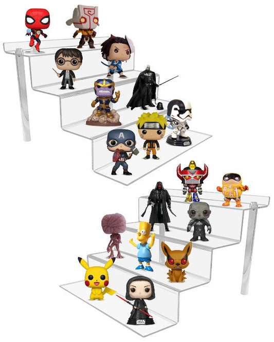 EVORETRO 4-Step Acrylic Display Stand | Riser RS6 (Pack of 2)