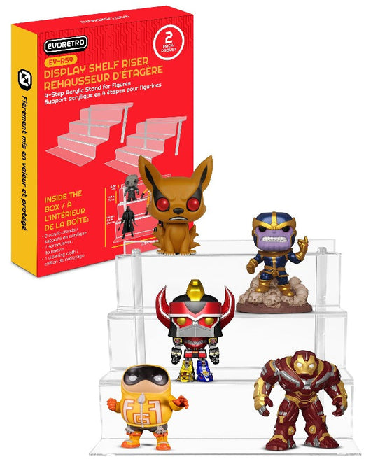 Acrylic Display Risers for Funko Pops and Action Figures 6 Inch - RS9
